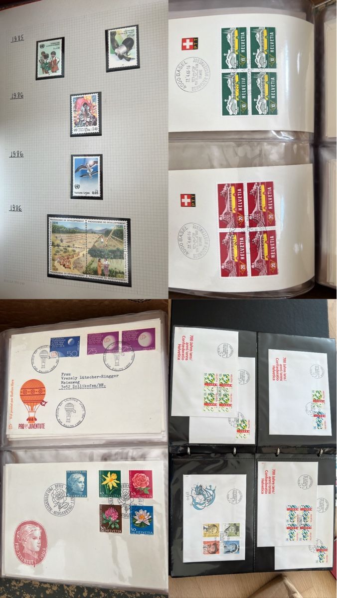 Tutti i francobolli: Grosser Stöberposten Briefmarken Schweiz – Usato da Braunau venduto da Desil2511 8