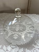 Glasglocke für Speisen transparent rund gebraucht