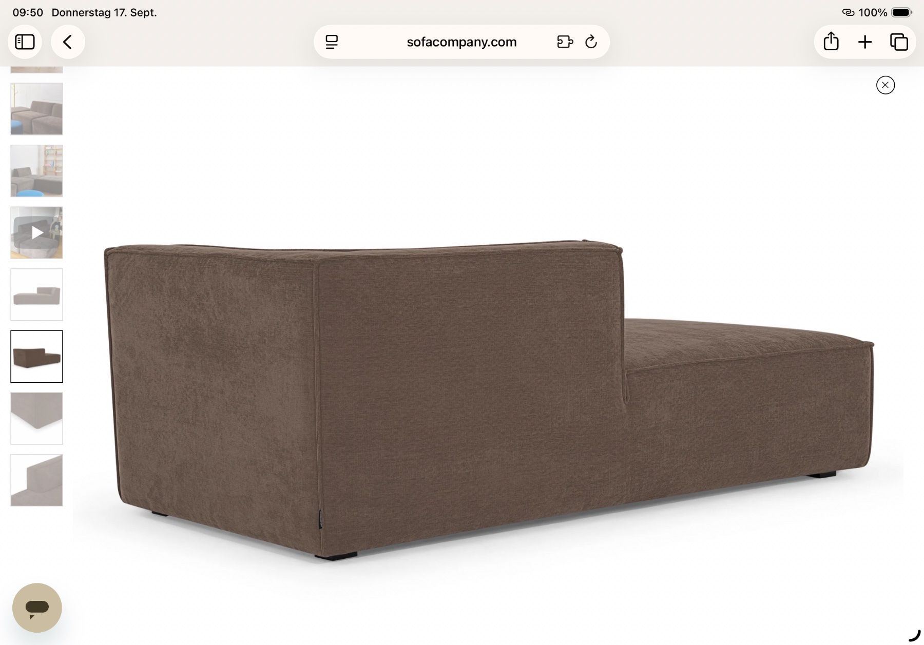 Sofacompany Divani: Récamiere Sofa Company – Usato da Derendingen venduto da ArtDeco61 3