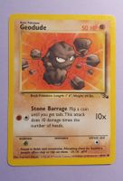 Pokémonkarte Geodude 47/62 EN von 1999 guter Zustand