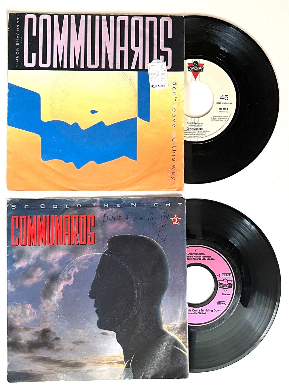 Dischi in vinile: Lot 2 45t. Communards – Usato da Renan BE venduto da johncactus 2