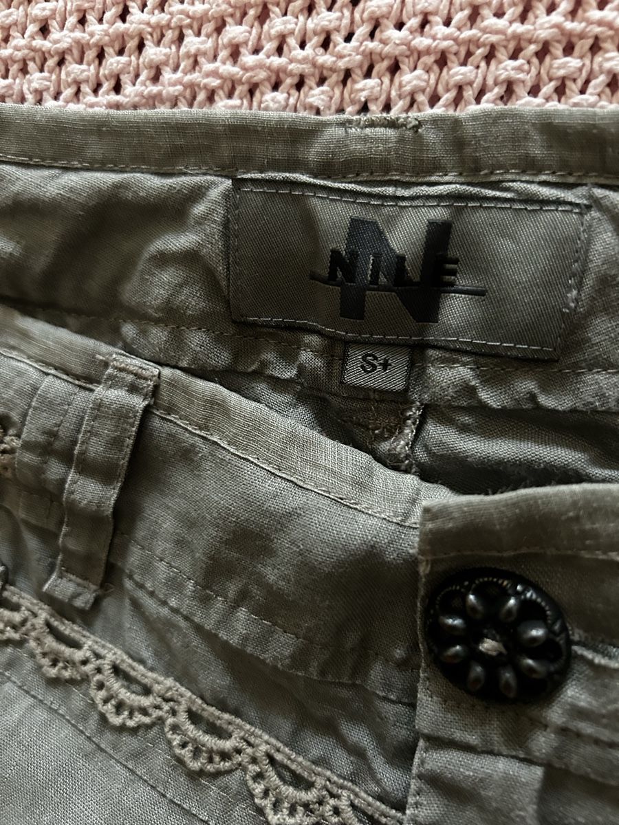 Nile Pantaloni: Nile Sommerhose Leinen S+ – Usato da Winterthur venduto da Sunshineandrain 3