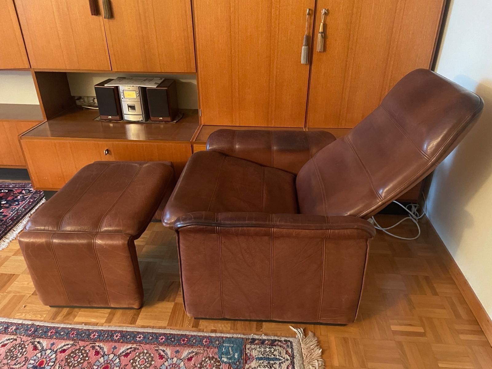 De Sede Poltrone: De Sede DS-50 Sessel + Hocker Neck-Leder – Usato da Schlieren venduto da rom_7z6m 4