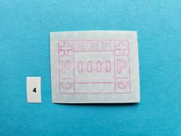 ATM  1981, Typ A4, Wertziffer 0000, postfrisch **