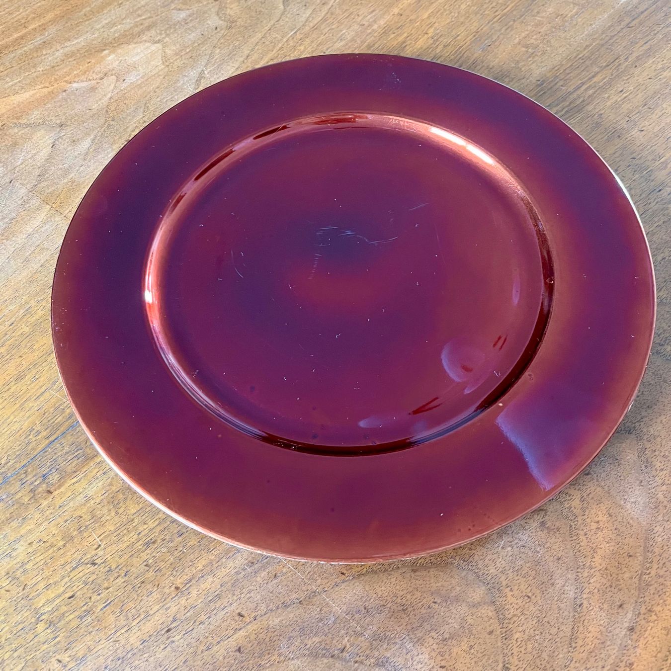Piatti: 6er-Set Platzteller rot aus Kunststoff Durchmesser 32.5cm – Usato da Bülach venduto da alinaw 5