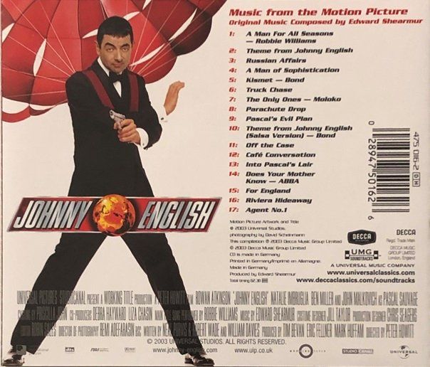 CD: Johnny English - Soundtrack – Usato da Grüningen venduto da azulgris 1
