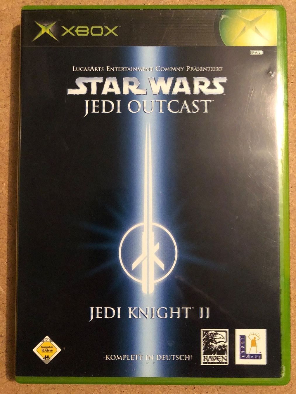 Spiele: Star Wars Knight 2 Jedi Outcast Xbox – Gebraucht aus Kestenholz von Mad18