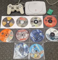 Playstation One (PS1) avec 10 jeux et carte mémoire