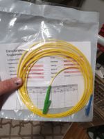 LWL Patchkabel 5m neu E2000 APC LC PC Simplex 9/125um