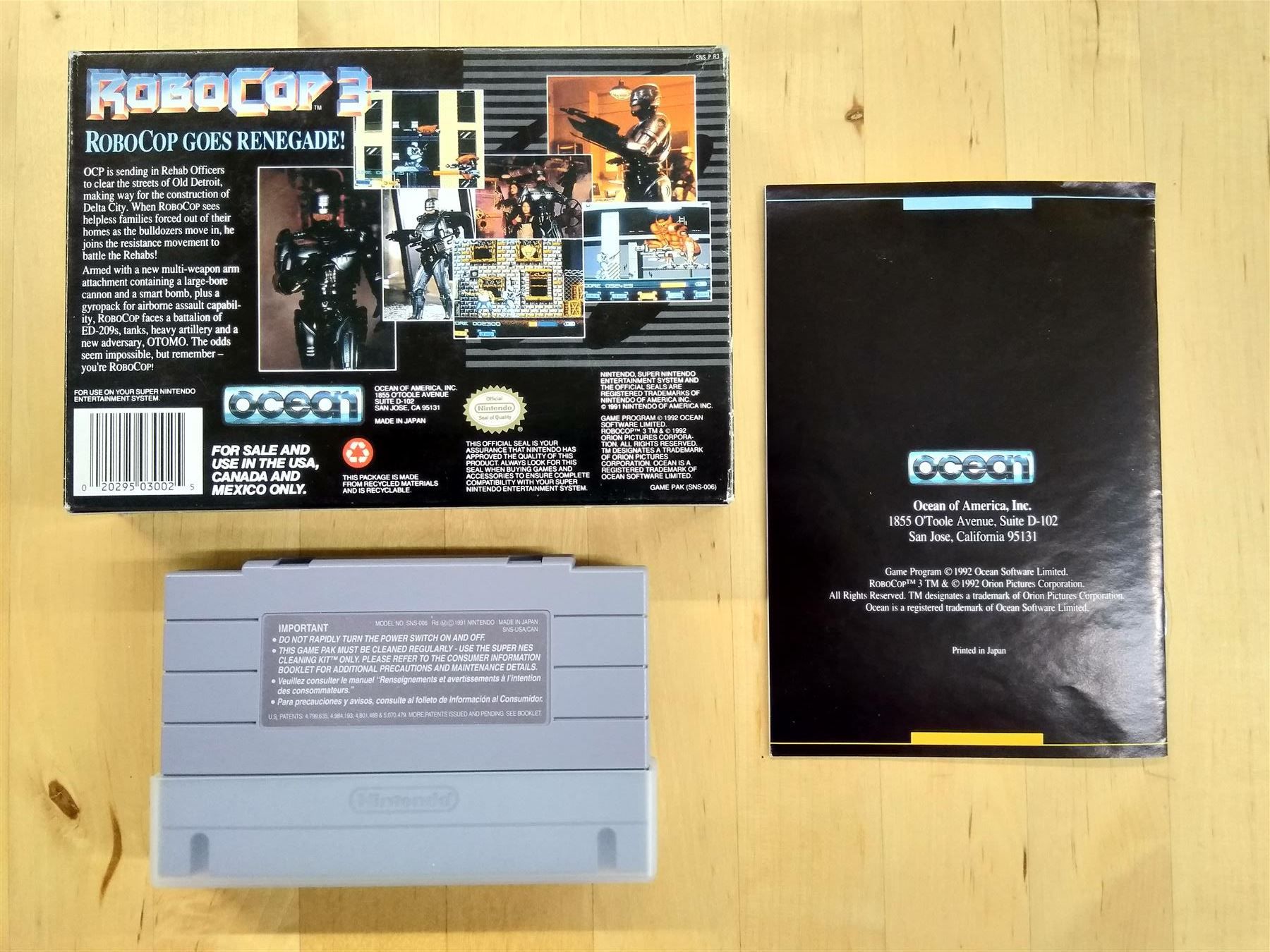 Nintendo Giochi: Robocop 3 (US Version) - OVP - SNES – Usato da Frauenfeld venduto da pakuw1 1