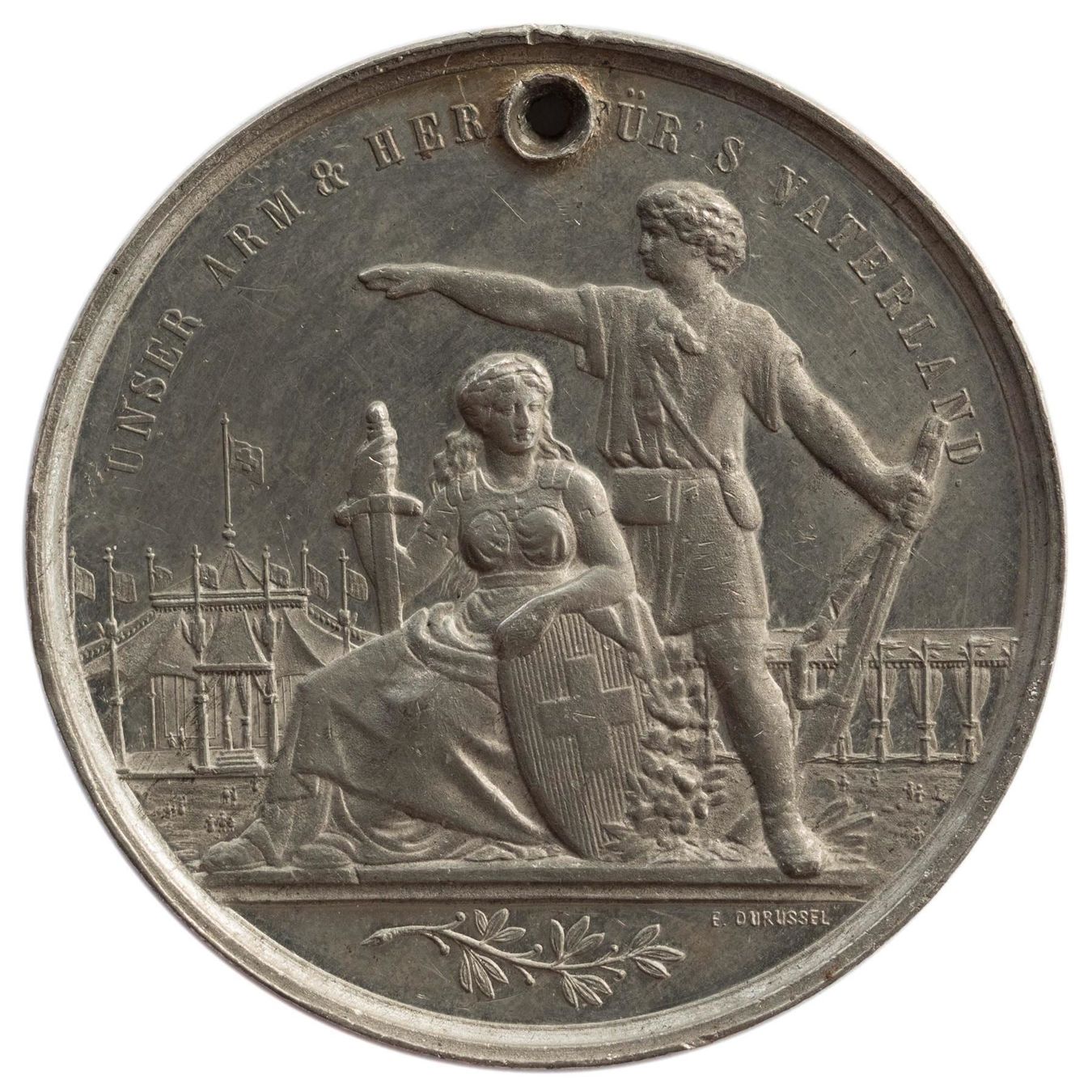 Medaglie: Schützenmedaille 1879 Basel – Usato da Rotkreuz venduto da Swiss-Coins 1