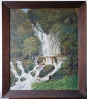Gemälde Rudolf Weiss Twannbachwasserfall 1914