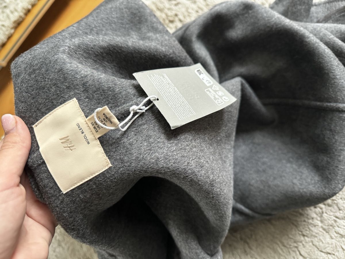 H&M Jacken: Wool Blend Coat Gray XS – Neu und originalverpackt aus Baar von Zlata1 2