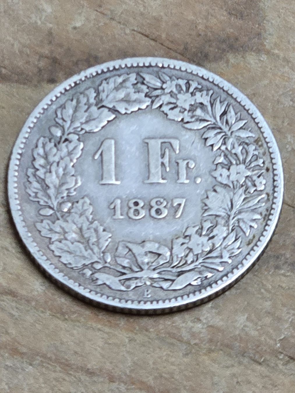 Toutes les monnaies: 1 Fr. 1887  Silber Zustand schön – D'occasion à Pfäffikon SZ par 26.4.14.17.25 1