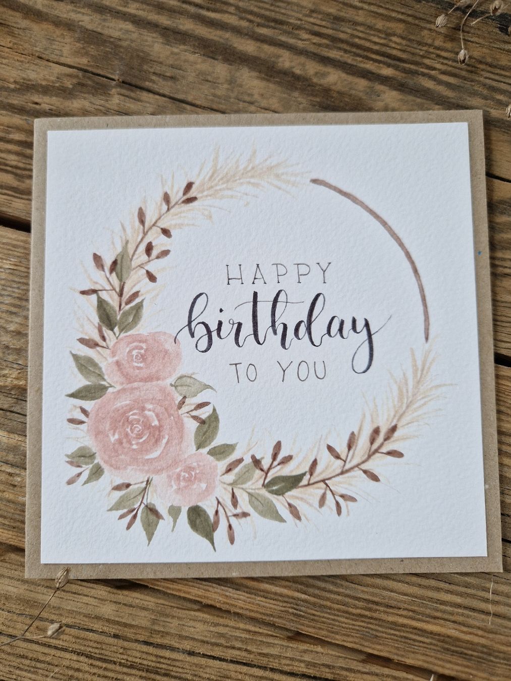 Cartoline: Handgemachte Grusskarte - Happy Birthday – Nuovo e nell'imballaggio originale da Grosshöchstetten venduto da sim_t9dc