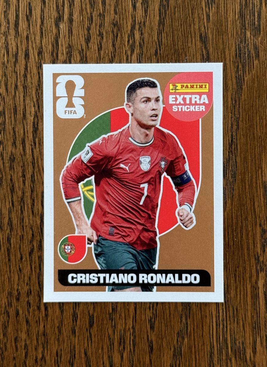 Panini Carte collezionabili: Ronaldo Extra Sticker Panini 2026 – Nuovo e nell'imballaggio originale da St Gallen venduto da san_6w29 1