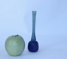 DAUM NANCY, MINIATUR BERLUZE-VASE, UM 1910 - 15.