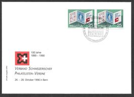 Sonderbrief S 1407 Philatelisten-Vereine Bern 27.-28.10.1990