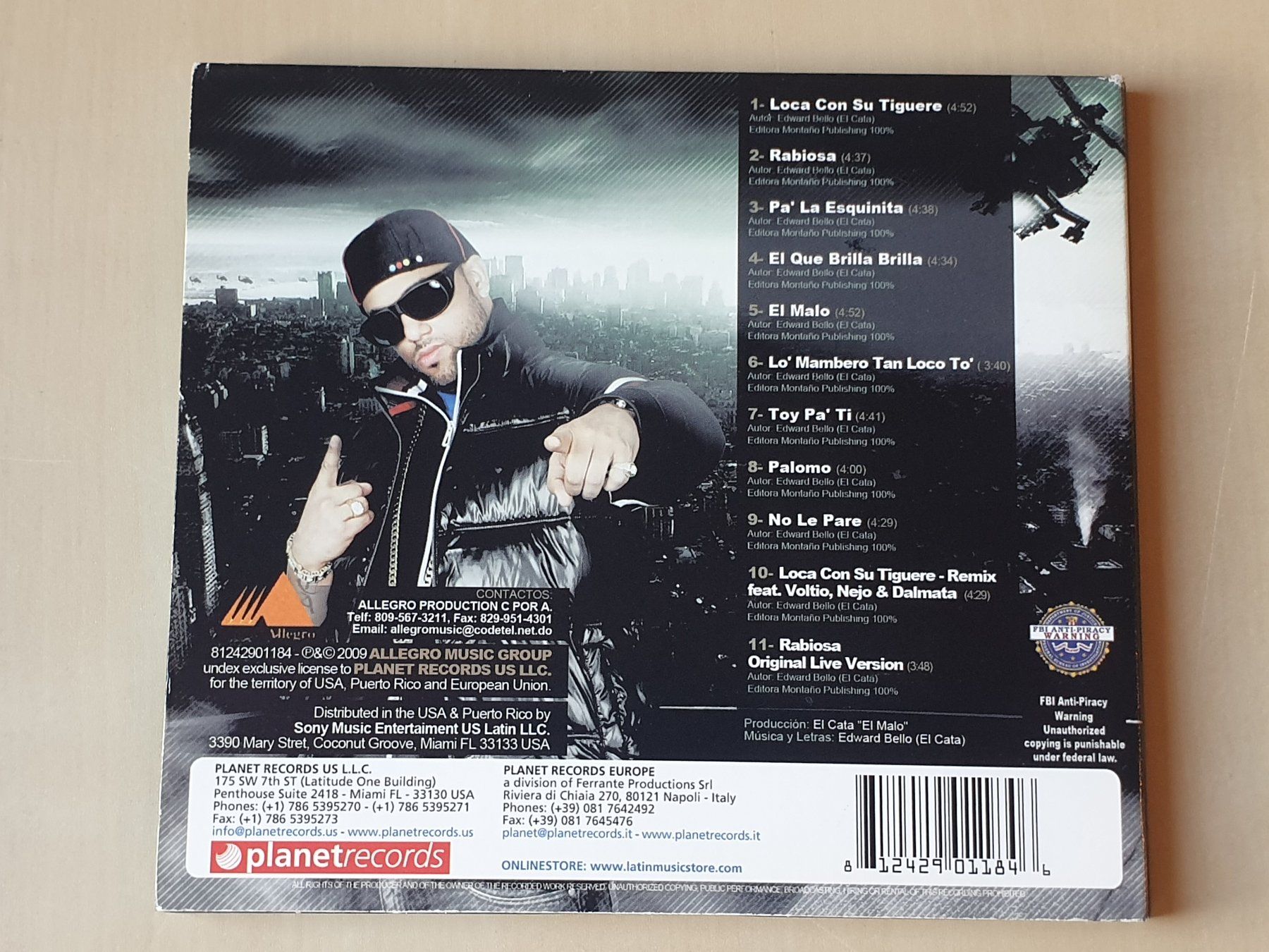 CD: El Cata El Malo Reggaeton – Usato da Stansstad venduto da collectorsshop 1
