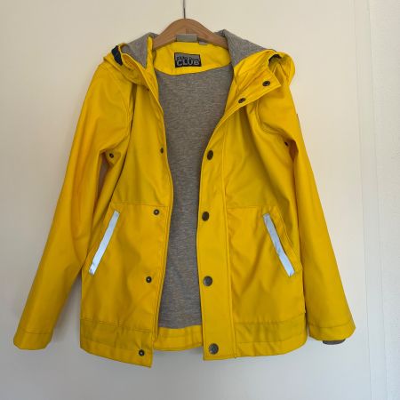 Kinder Regenjacke Gelb Grösse 134 140
