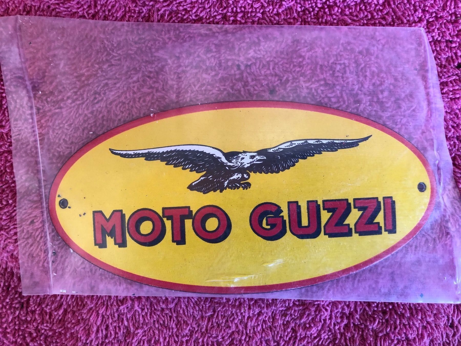 Insegne: Moto guzzi motorrad oldtimer italia – Nuovo e nell'imballaggio originale da Reinach AG venduto da rares75