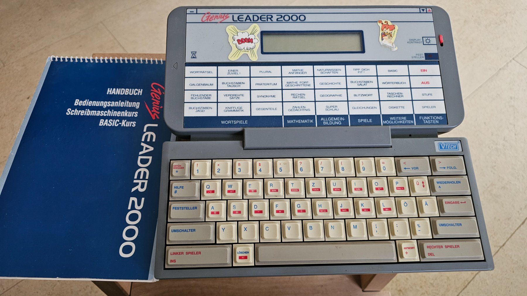 PDAs: Vtech Genius Leader 2000, BASIC Kurs, Retrokult! – Gebraucht aus Dottikon von daniel-g