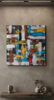 Gemälde " Mosaik " handmade 40×40