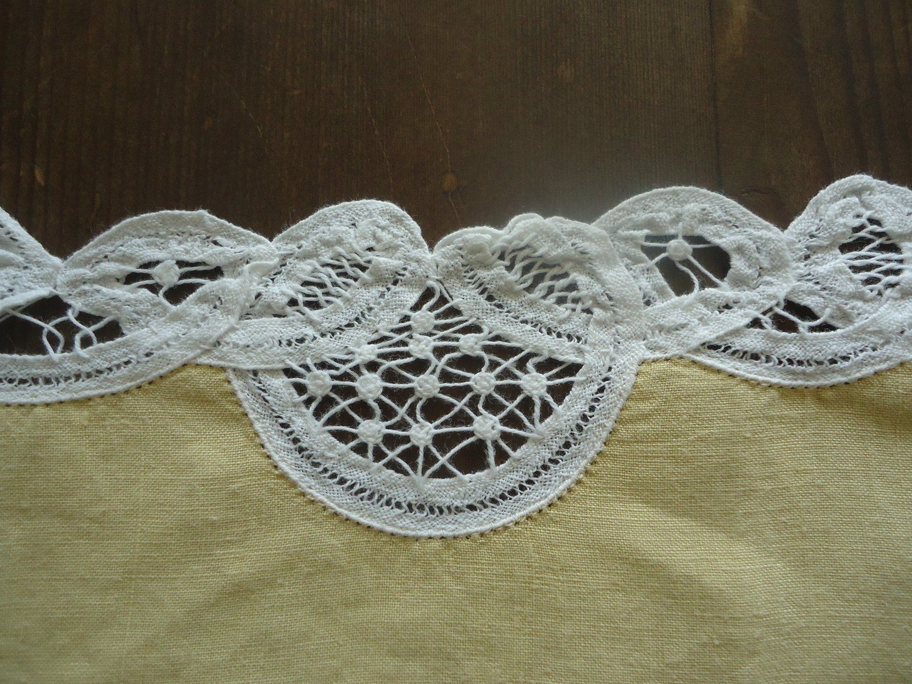 Altra biancheria da tavola: Napperon avec dentelle - Coton – Usato da Vessy venduto da mafabe 1