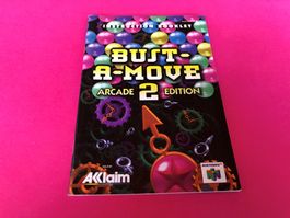 ANLEITUNG FÜR BUST A MOVE 2 NINTENDO 64
