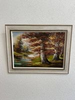 Herbst im Kanton Bern von Otto Frank Seger Öl auf Leinwand