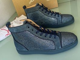 CHRISTIAN LOUBOUTIN Louis Orlato STRASS Sneakers 40.5 NEU