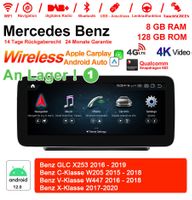 Android 13.0 4G-LTE Autoradio Für Benz GLC, C, V, X Klasse!