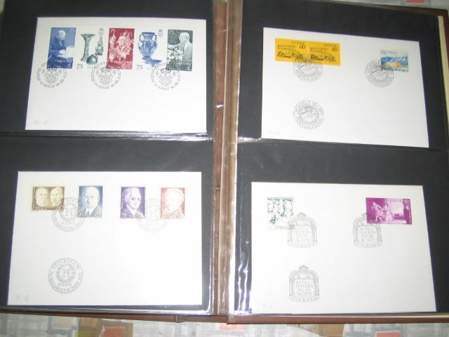 Tutti i francobolli: SCHWEDEN FDC Sammlung aus 1967 - 73 – Usato da Winterthur venduto da Kyoung 8