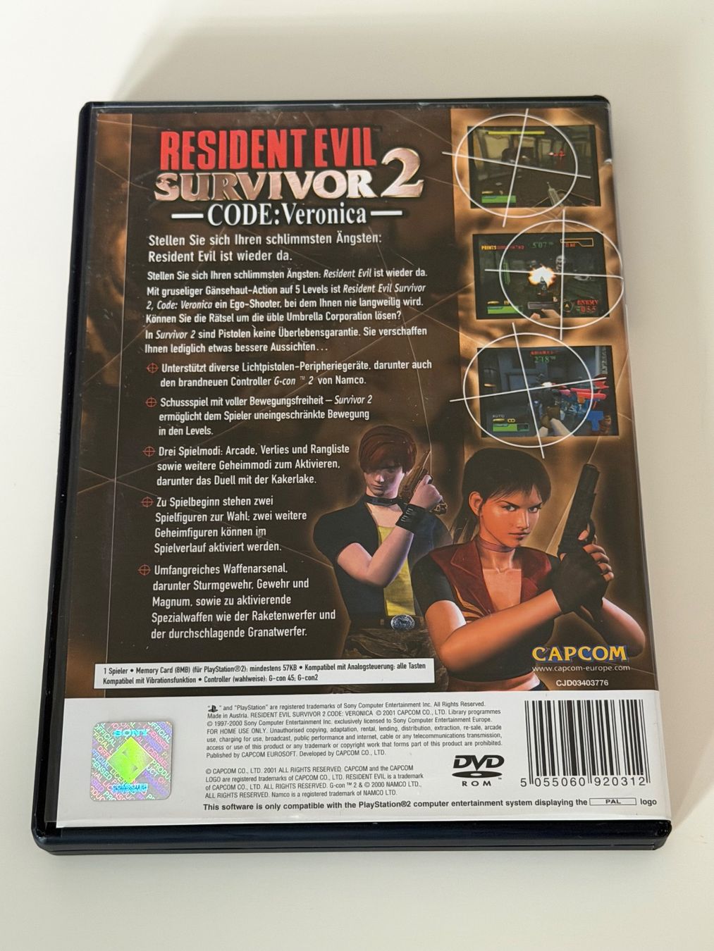 Sony Jeux: PlayStation 2 - Resident Evil Survivor 2 - Code Veronica X – D'occasion à Altstätten SG par sheamus 1