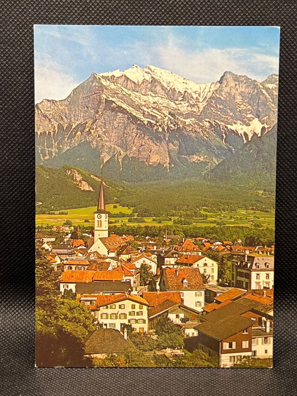 Cartoline postali: Bad Ragaz mit Falknis – Usato da Widnau venduto da Brusi9
