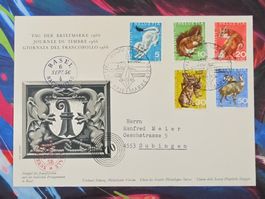 CL28 Enveloppe + Timbre Suisse 1966