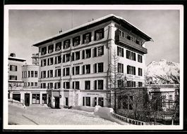 AK St. Moritz, Hotel Caspar Badrutt, Fassade