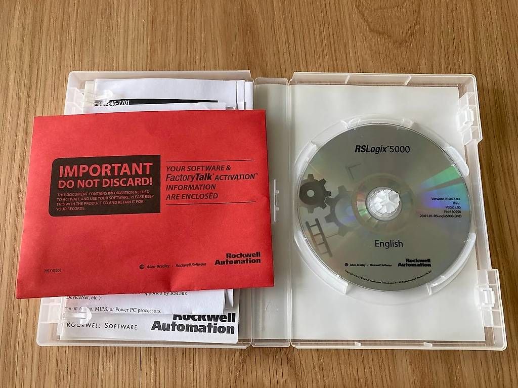 Software: Rockwell RSLogix 5000 & FactoryTalk View Software – Nuovo (secondo la descrizione) da Winterthur venduto da mar_6zwq 1