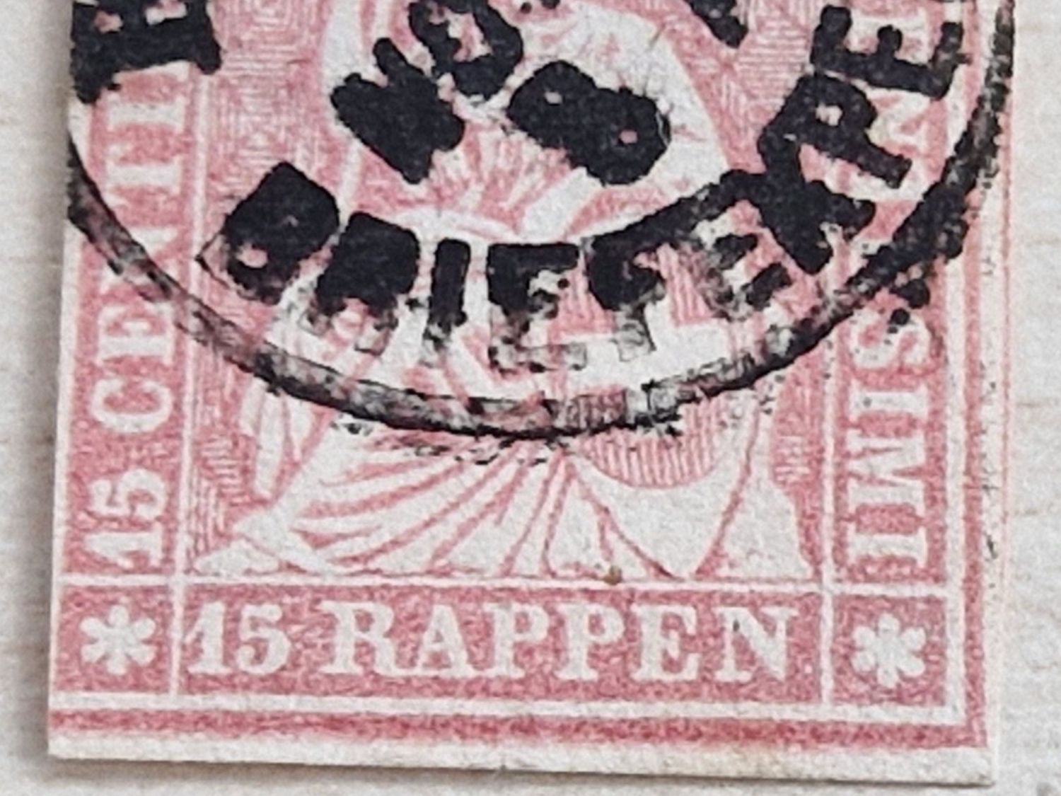 Tutti i francobolli: Strubel 24G, signiert, Basel, ab 1.- – Usato da Burgdorf venduto da Glossy01 3