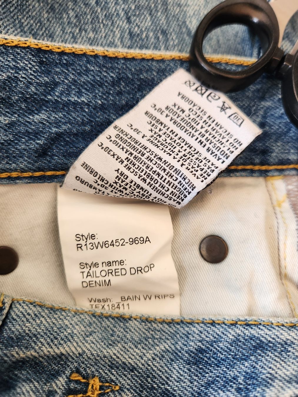 Jeans: R13 jeans tailored drop. Taille 24 – Nuovo (secondo la descrizione) da Lausanne venduto da man_rw9q 5