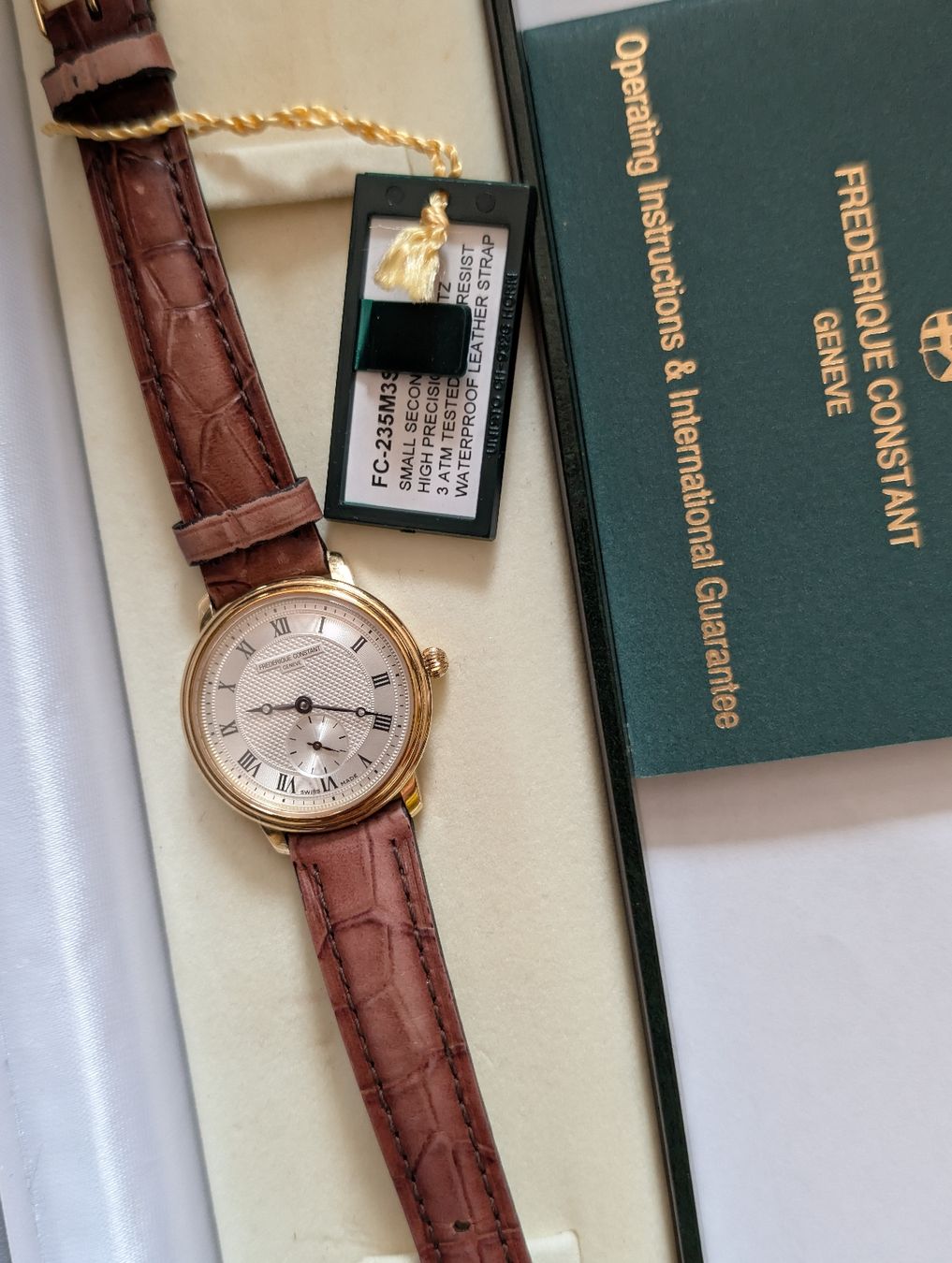 Frederique Constant Orologi: Frederique Constant Genf Uhr Lederarmband – Usato da Kreuzlingen venduto da lup_jd2v 2