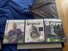 PS5 Spiele FIFA 22, FIFA 23, FC24 Konvolut 