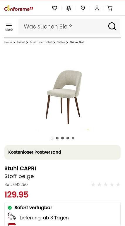 Chaises: Stühle – D'occasion à Oberentfelden par myt_9yfb 1