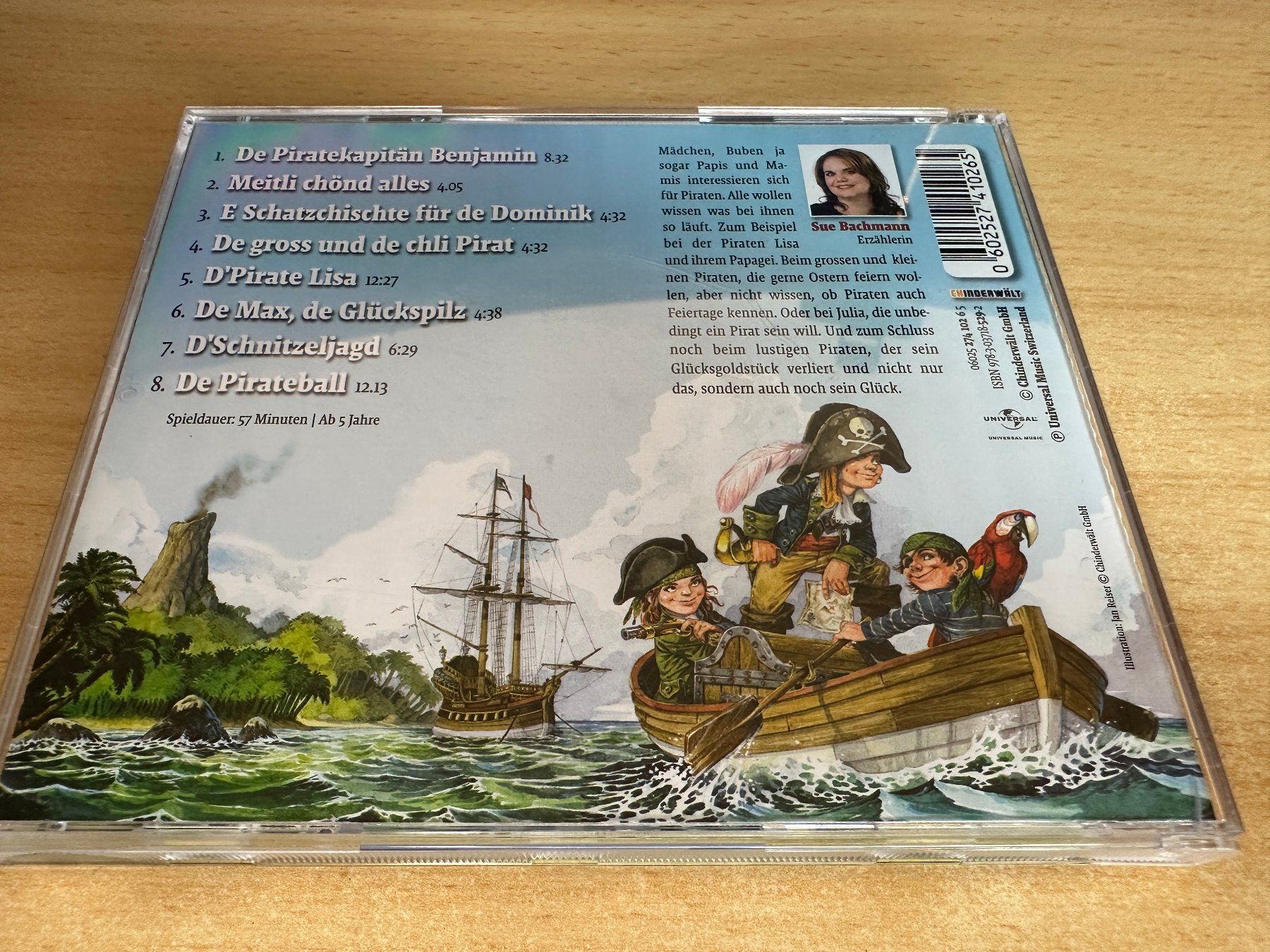 Audiolibri: U9 Sue Bachmann - Pirategschichte – Usato da Rikon im Tösstal venduto da Alpenmutz 1