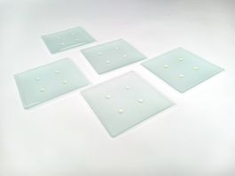 Glasuntersetzer 5-teilig