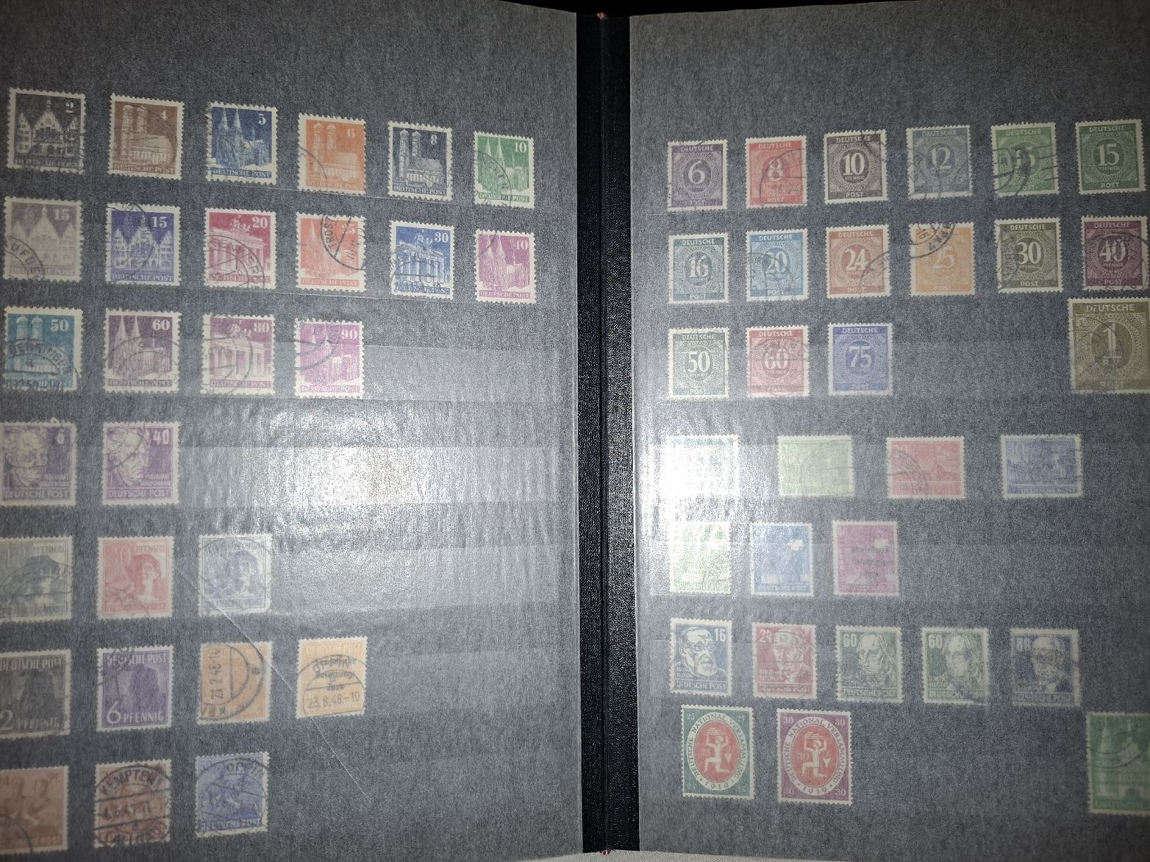 Tutti i francobolli: Briefmarkensammlung Deutschland div. – Usato da Balgach venduto da SIMEON27 4