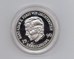 (622) 10 Fr. 1990 PP, FL ADAM II Silber
