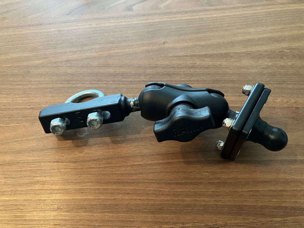 Adaptateur Boule 25 Mm Vers 17 Mm - Alliage Aluminium, Pour Supports RAM, Garmin, Bras Double Socket - Connexion Universelle