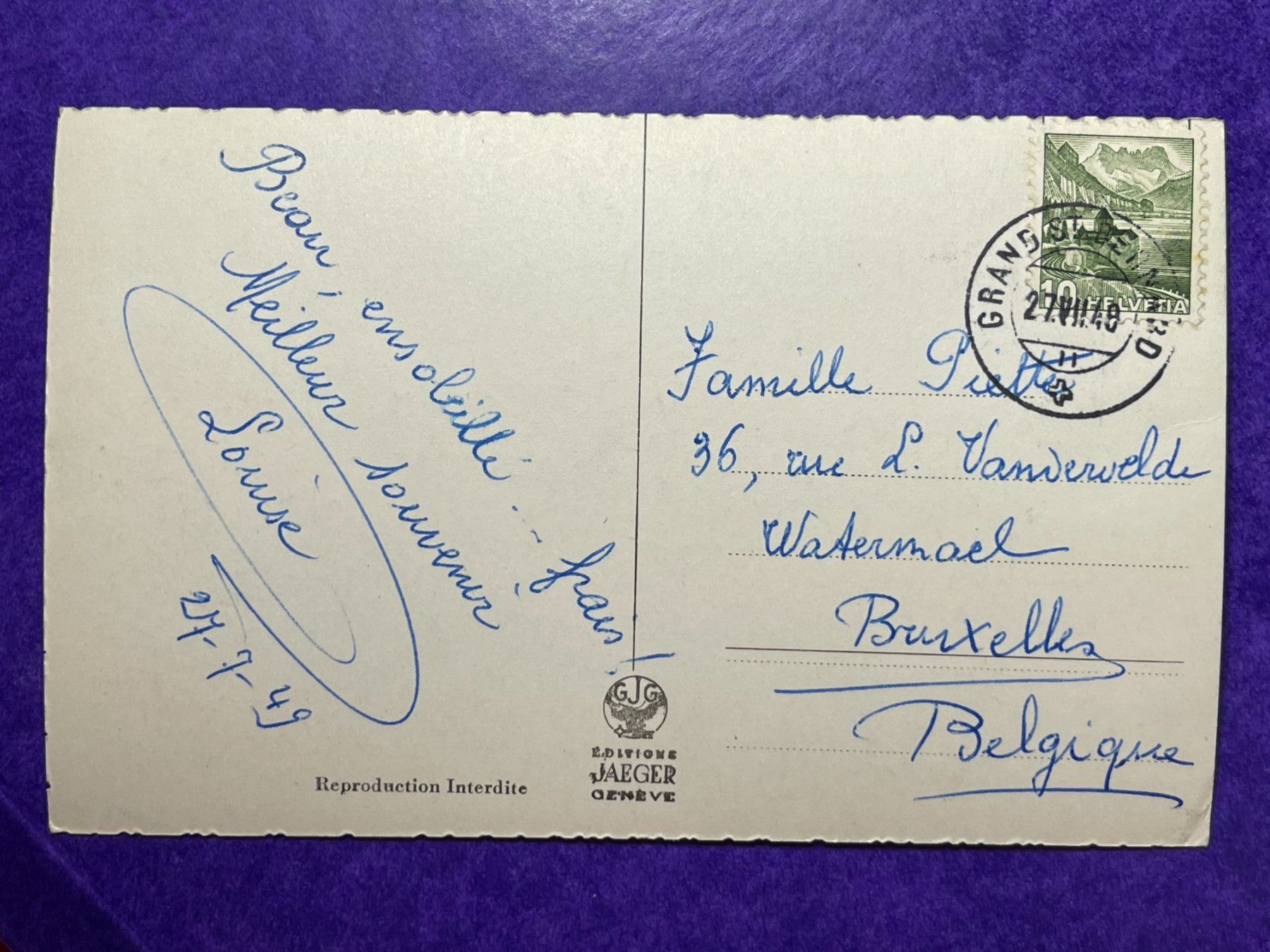 Cartes postales: Hospice du Grand-St. Bernard – D'occasion à Steg VS par danwer74 1