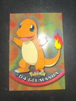 Pokemon Topps Glumanda Charmander 04 Foil Vintage 1999 DE NM